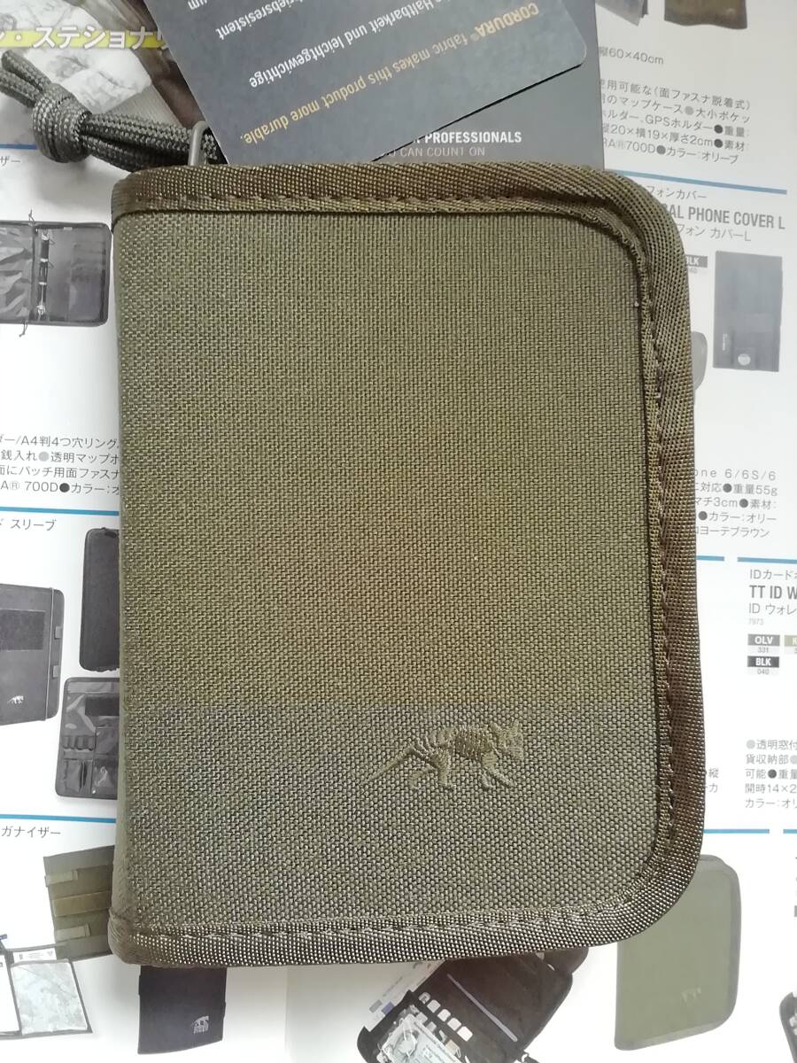 未使用品　タスマニアンタイガー ミルウォレット　オリーブ色　　CORDURA使用のタフな財布_画像2