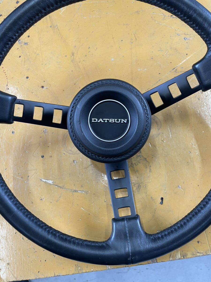  Datsun steering wheel replica Hakosuka Ken&Mary Fairlady Z KPGC10 KPGC110 S30