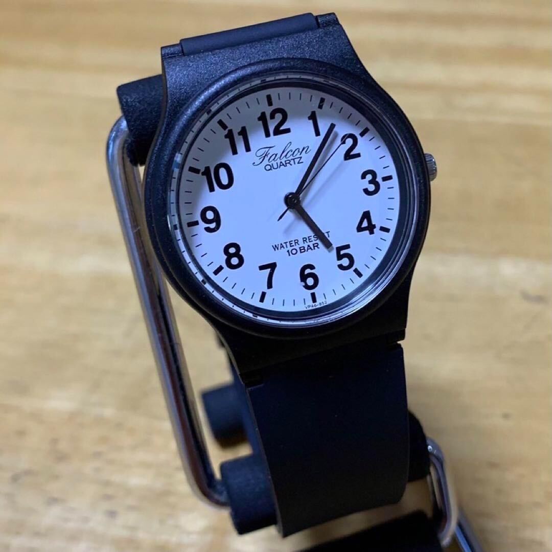 【新品・箱なし】シチズン CITIZEN キューアンドキュー Q&Q ファルコン ユニセックス 腕時計 VP46-852 ブラック ブラック