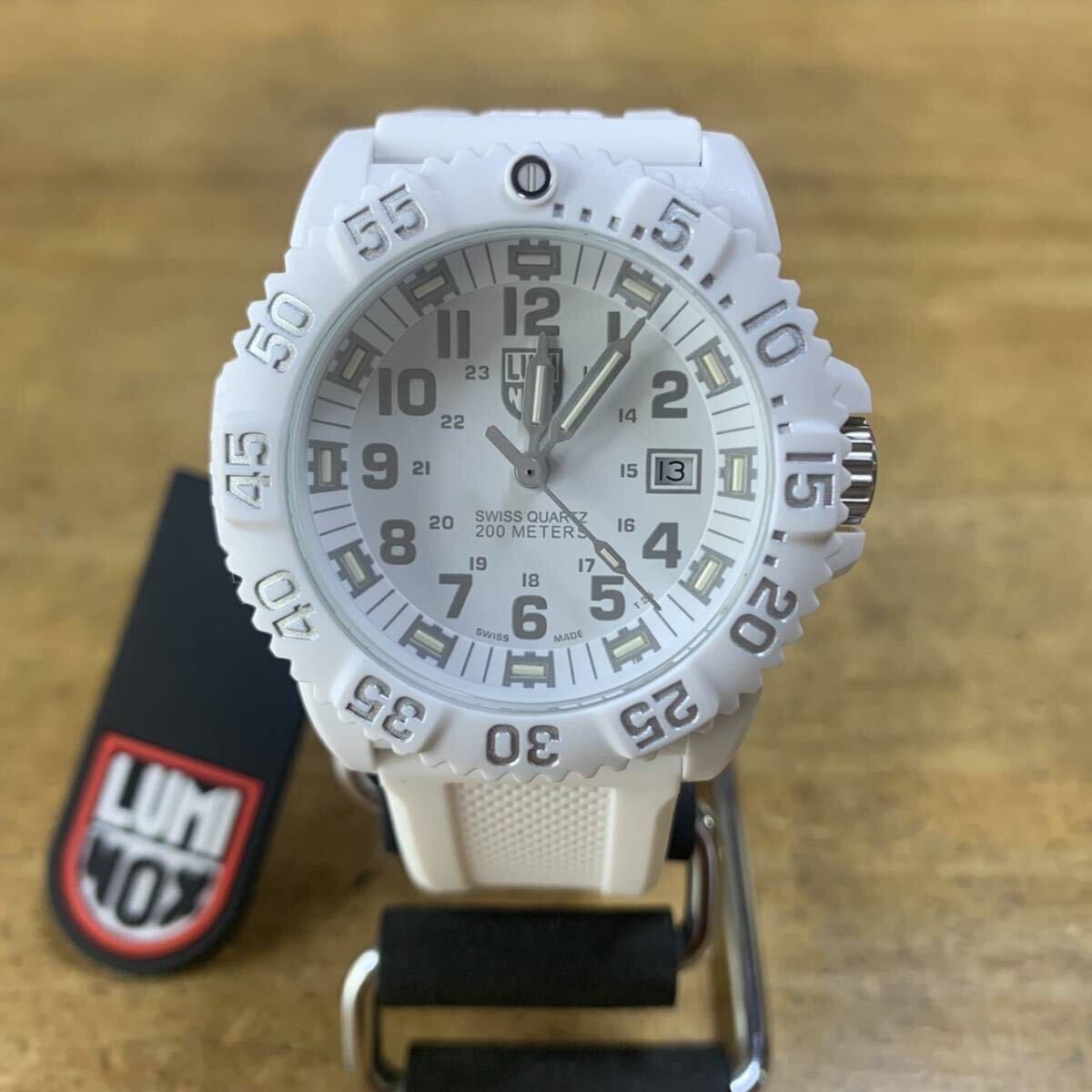 ルミノックス LUMINOX ネイビーシールズ メンズ 腕時計 3057 クオーツ ホワイトアウトの画像2