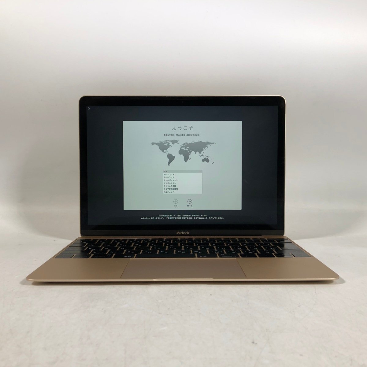 動作確認済み MacBook 12インチ (Early 2015) Core M 1.1GHz/8GB/SSD 256GB ゴールド MK4M2J/Aの画像1