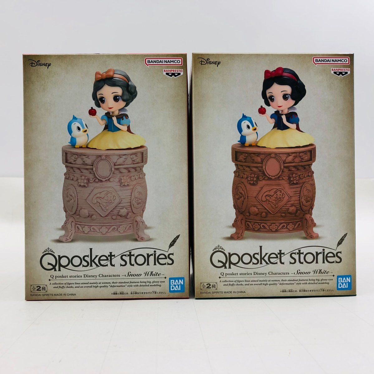 新品未開封 Qposket stories Disney Characters ディズニーキャラクターズ Snow White 白雪姫 A B 2種セットの画像1
