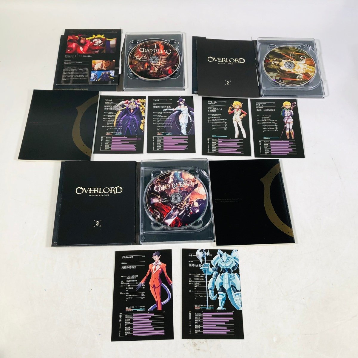 中古 Blu-ray オーバーロード 1期 初回限定版 1~6巻 セット BOX付きの画像4