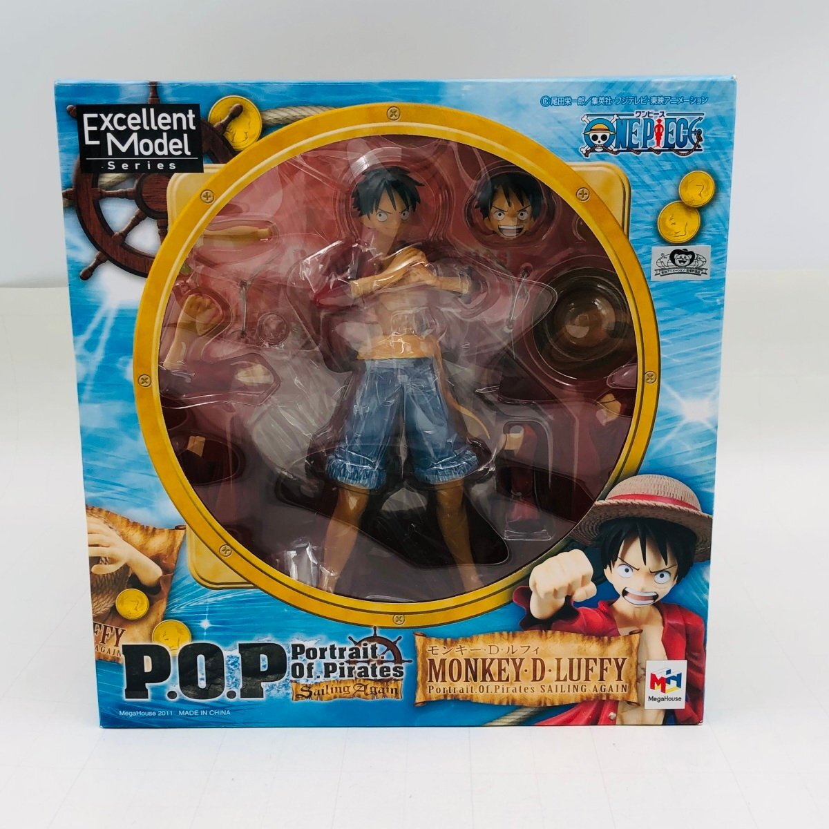 新品未開封 メガハウス P.O.P Portrait.Of.Pirates ワンピース Sailing Again モンキー・D・ルフィ_画像1