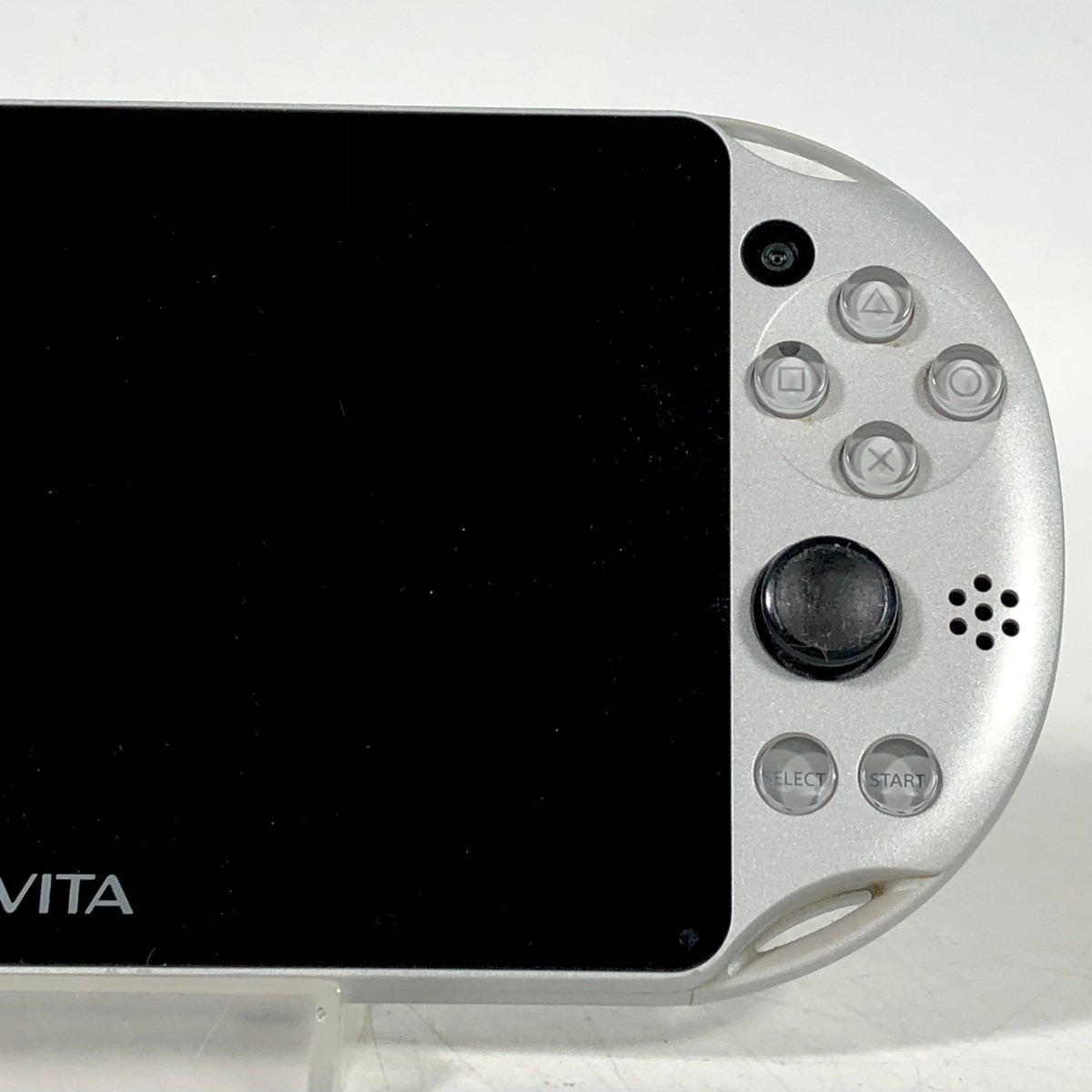 中古難あり PS vita PCH-2000 シルバー 充電ケーブル欠品_画像3