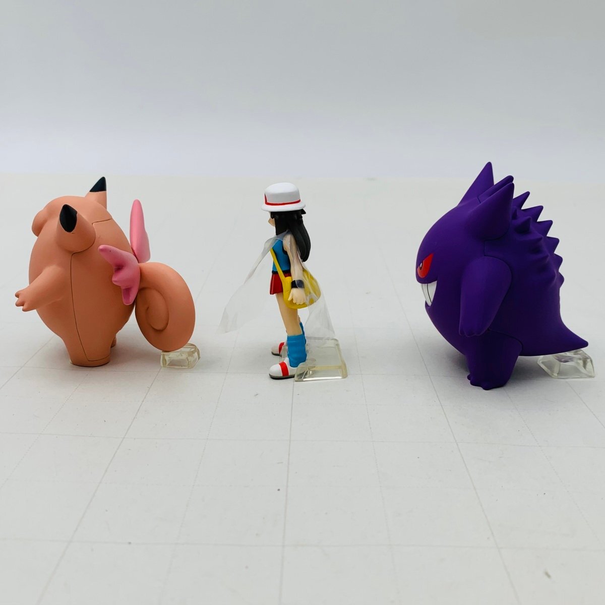 中古品 食玩 ポケットモンスター ポケモンスケールワールド カントー地方 リーフ&ピクシー&ゲンガー_画像4