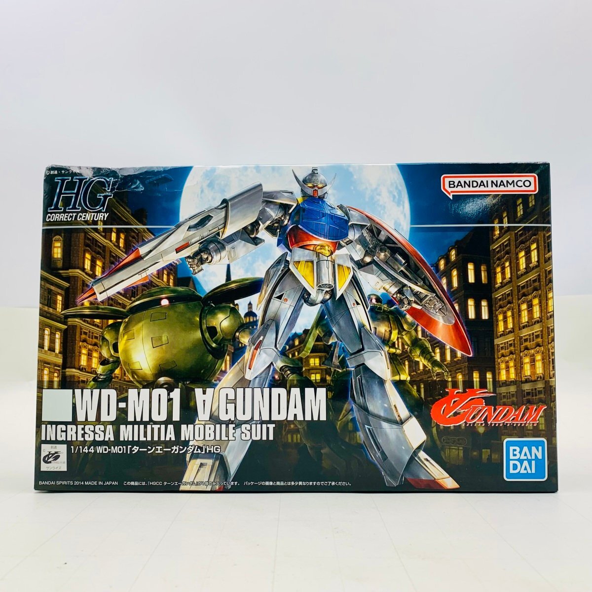 新品未組立 HGCC ∀ガンダム 1/144 WD-M01 ターンエーガンダム_画像1