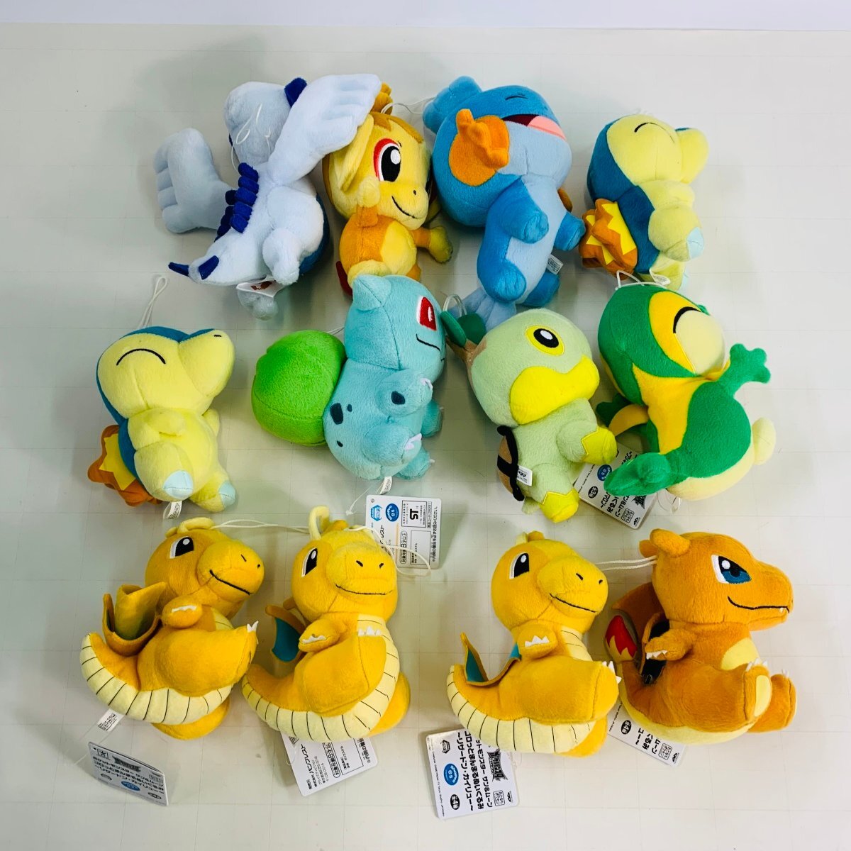 中古品 ポケットモンスター ポケモン コロっとまんまるぬいぐるみ カイリュー リザードン フシギダネ ルギア 12点セット まとめ_画像3