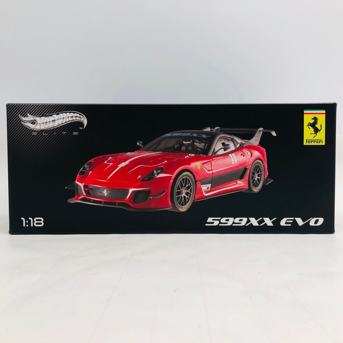 新品未開封 Hot Wheels ホットウィール 1/18 Ferrari フェラーリ 599XX EVO レッド_画像1