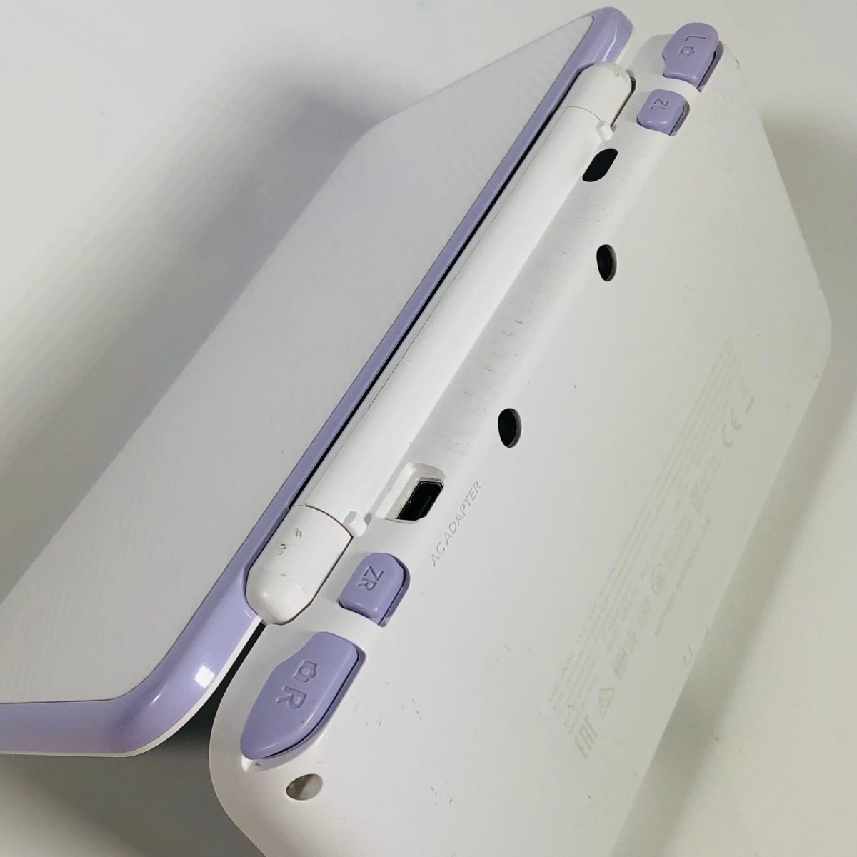  used New Nintendo 2DS LL white x lavender 