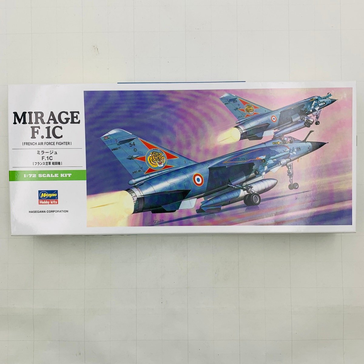 新品未組立 ハセガワ 1/72 ミラージュ F.1C MIRAGE F.1C フランス空軍 戦闘機_画像1