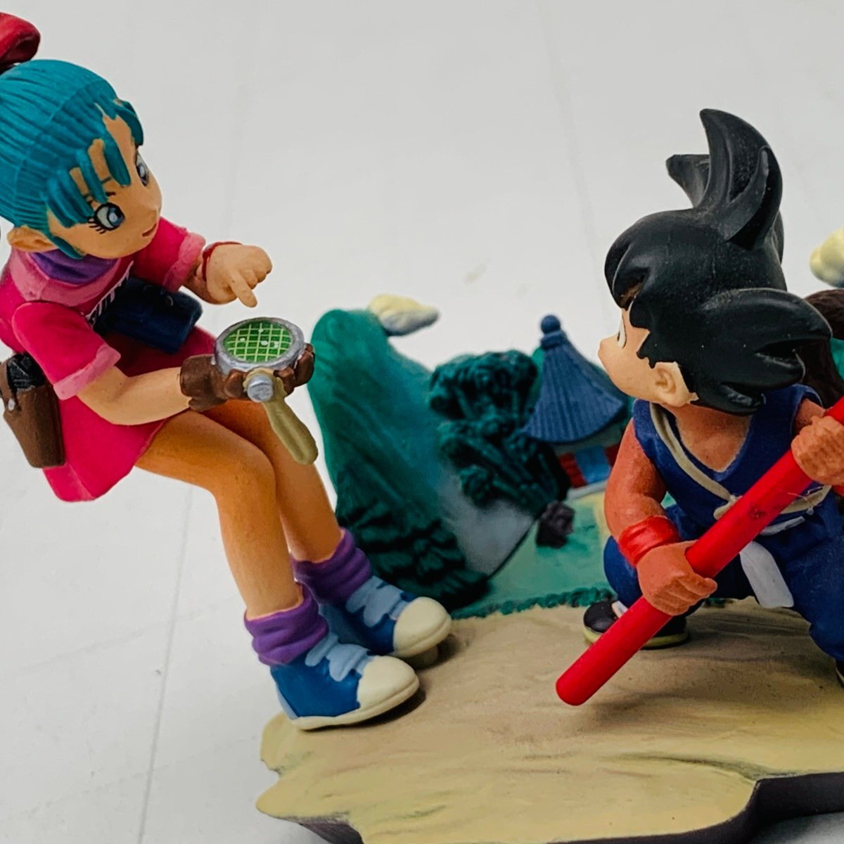 中古品 ドラゴンボール カプセル ドラカプ はじまりは四星球 ドラゴンボール メモリーズ編 孫悟空 ブルマ フィギュア 鳥山明_画像1