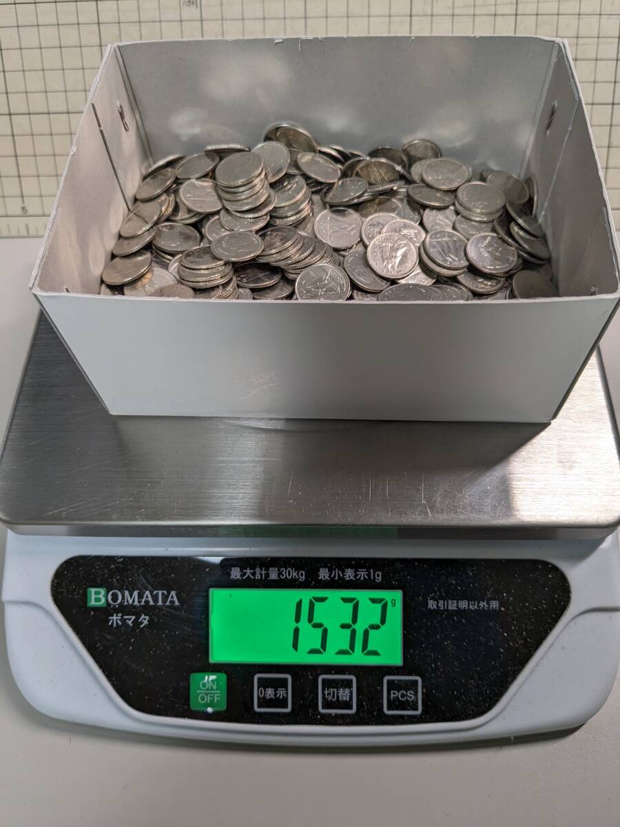 カナダ ドル 10セント硬貨 総重量 1532g ダイム DIME 大量 おまとめ 古銭 コイン 外国 海外 外貨 外国銭 _画像2