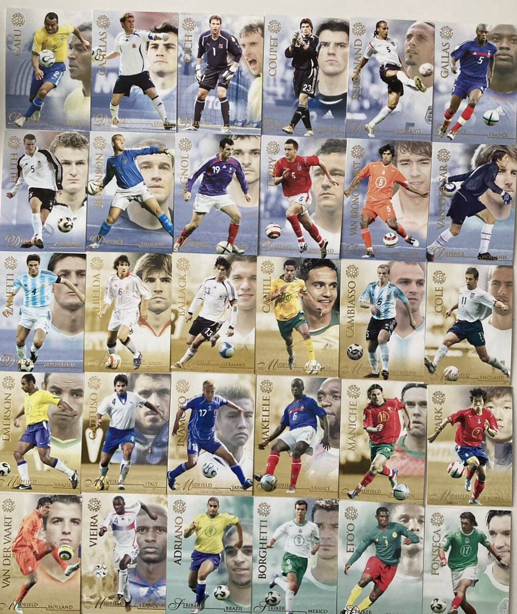 futera 2006 WORLD football トレーディングカード　40枚_画像1
