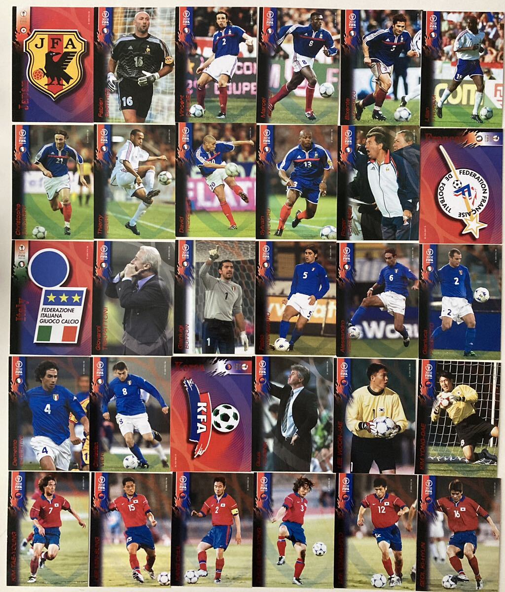 panini 2002 WORLD CUP FIFA トレーディングカード　63枚_画像2