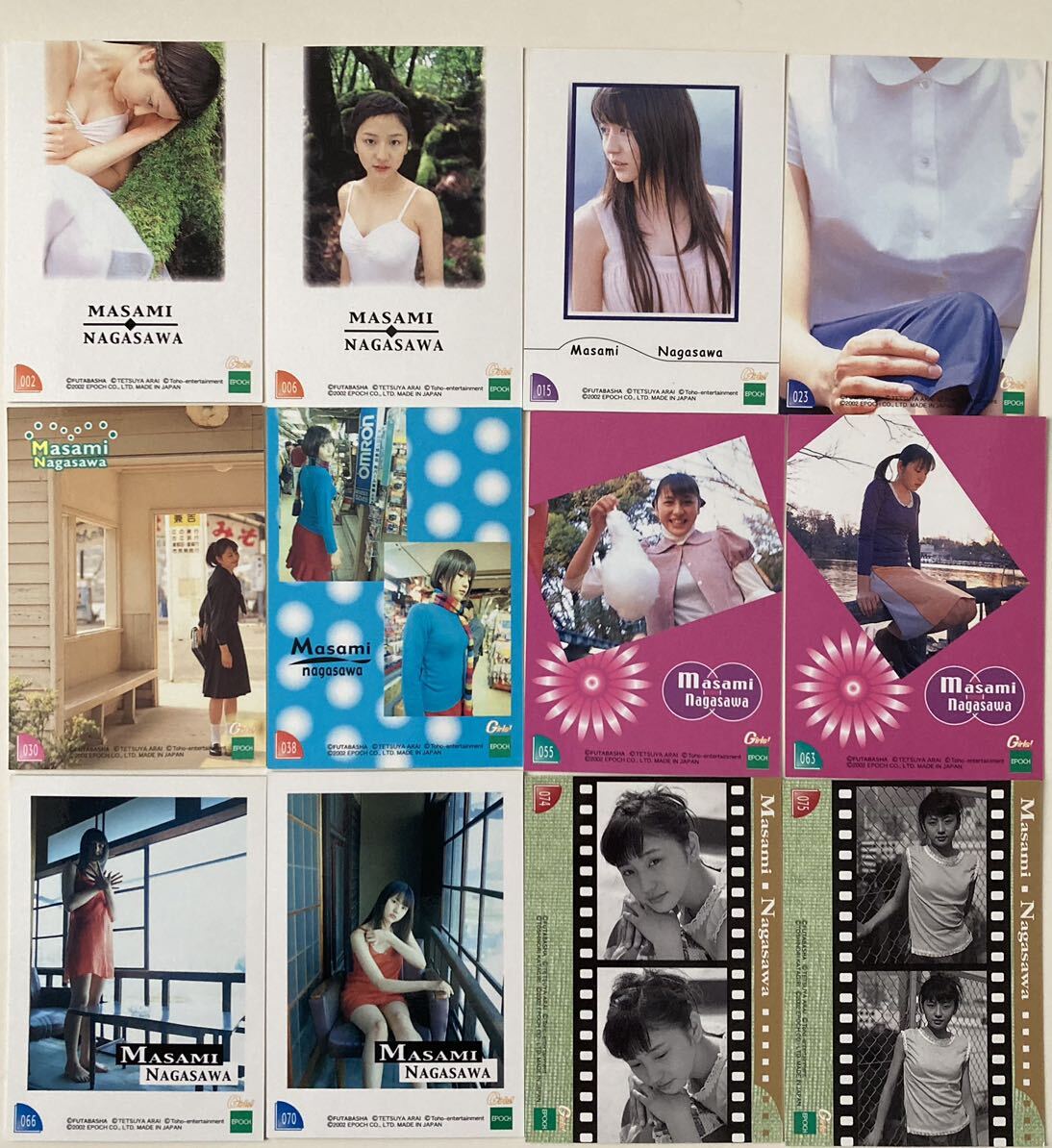  Nagasawa Masami Epo k2002 коллекционная карточка постоянный 12 листов промо 1 листов 