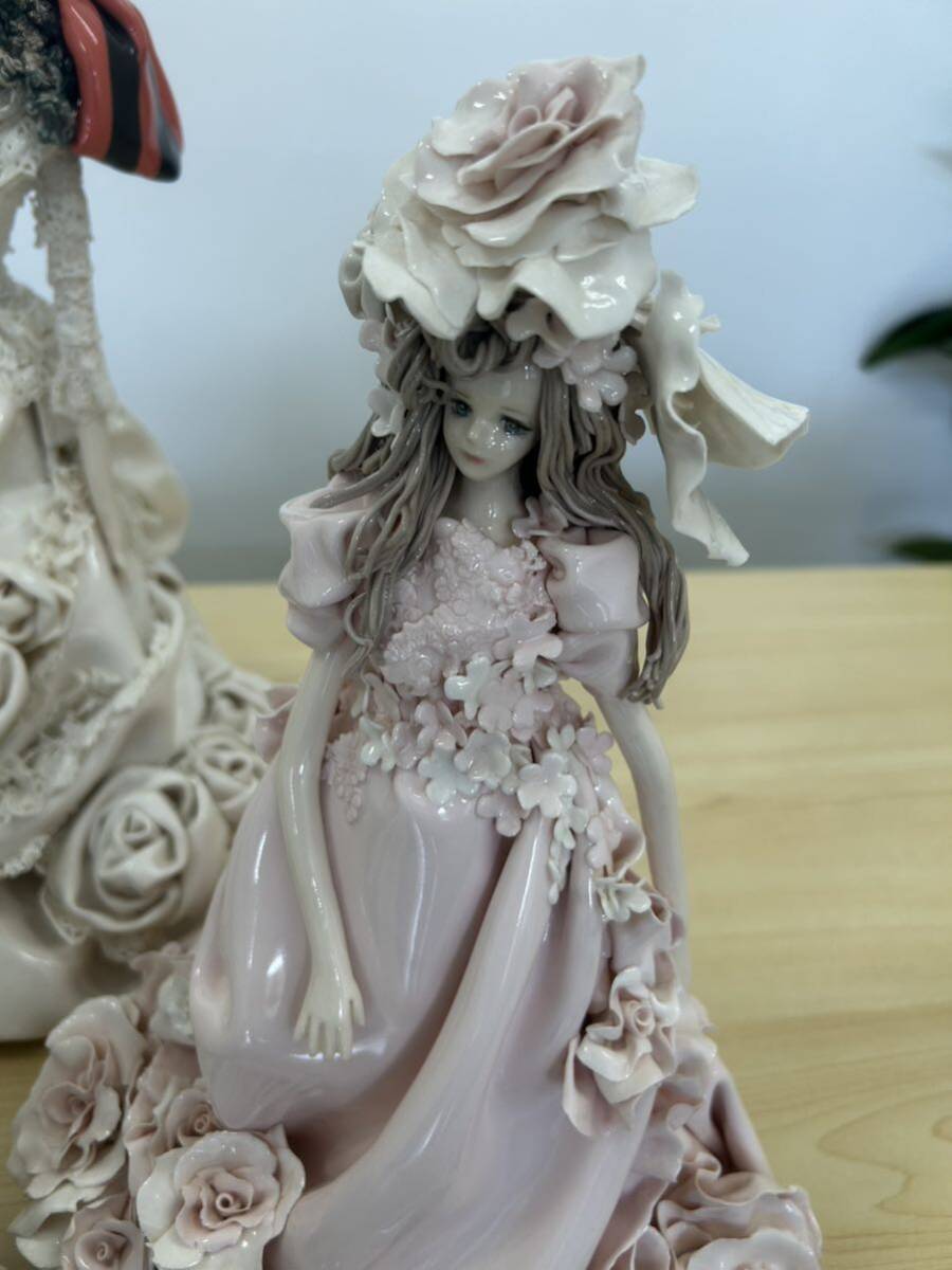  romance doll ceramics antique . doll France doll figure Vintage ornament ornament West collection 