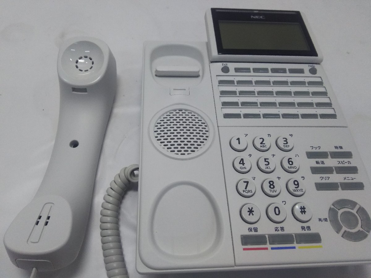 中古 ビジネスホン用電話機 NEC AspireWX(Aspire WX)【DTK-24D-1D(WH)TEL】動作品確認済み(3)_画像5