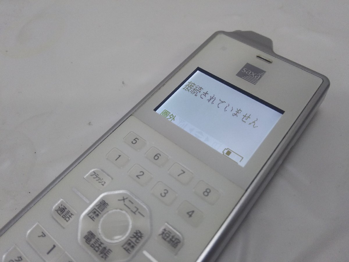 中古 ビジネスホン用 デジタルコードレス電話機 saxa(サクサ)PLATIAⅡ【PS800】充電器付き(9)_画像4