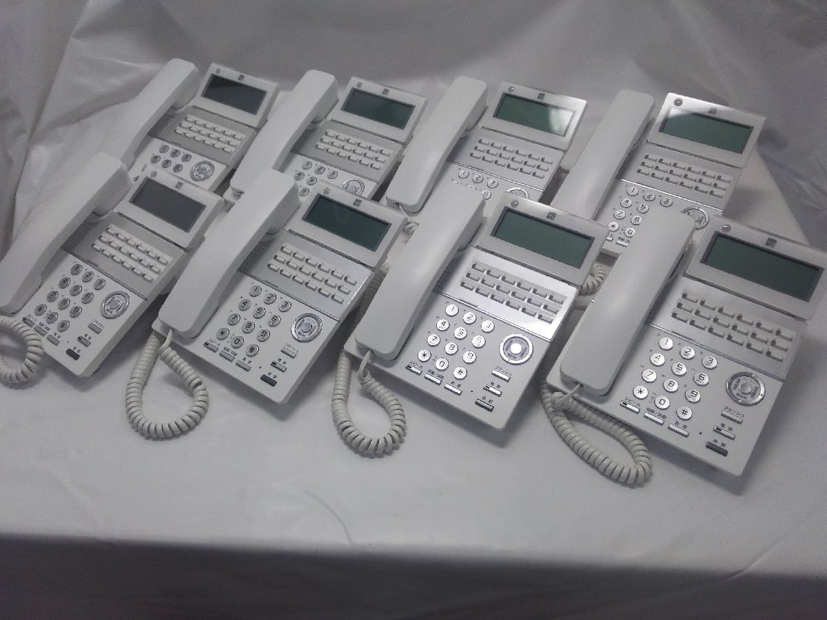  used 2019 year made * business ho n( telephone machine ) PLATIAⅡ(PT1000Ⅱ)[saxa( Saxa )TD810(W)]8 pcs. set operation goods 