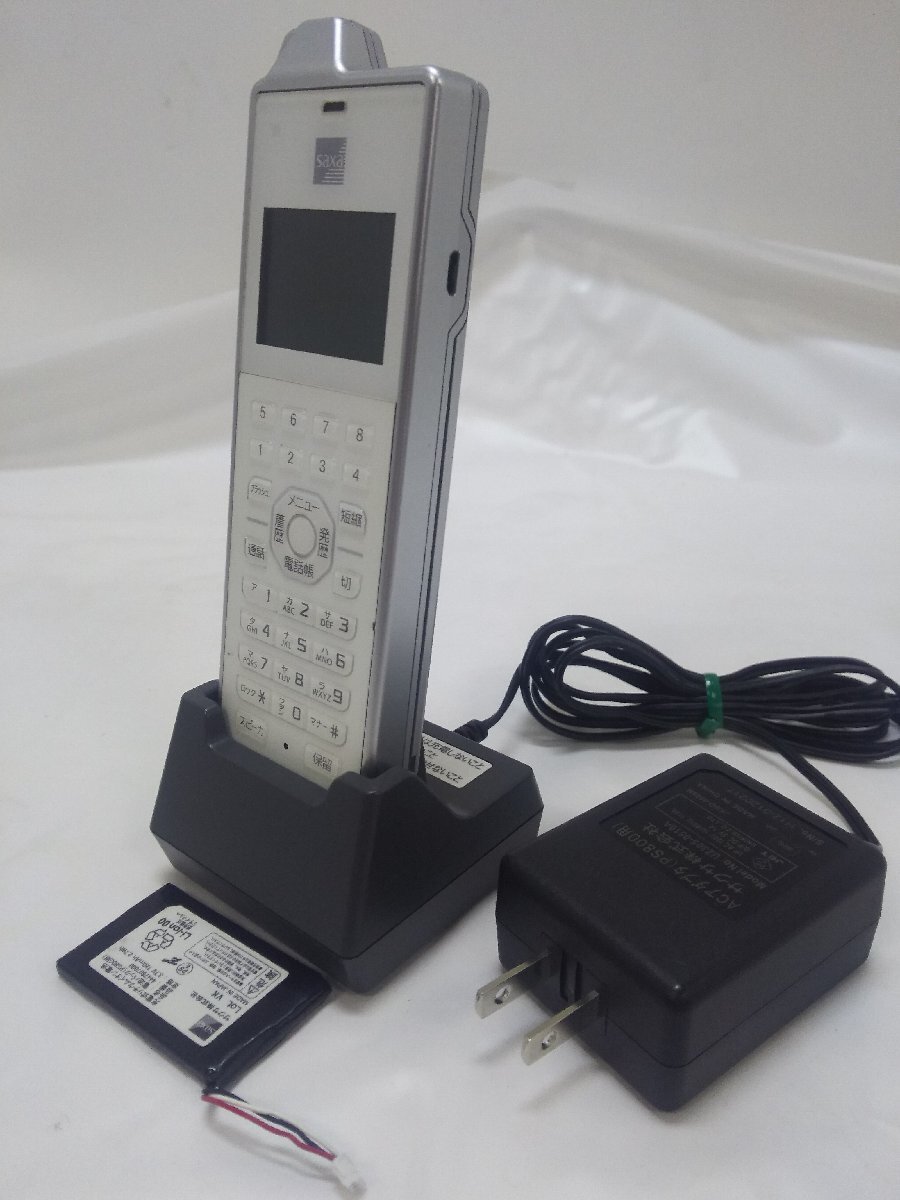 中古 ビジネスホン用 デジタルコードレス電話機 saxa(サクサ)PLATIAⅡ【PS800】充電器付き(9)_画像1