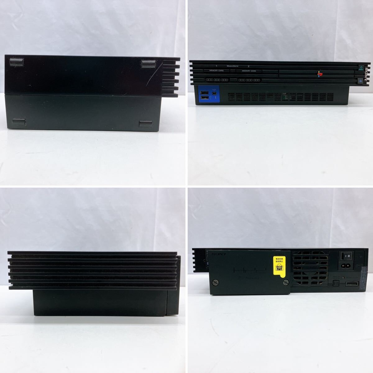 4AB099 SONY ソニー PlayStation2 本体 SCPHー39000/ハードディスク SCPH-20401 元箱付き 中古 現状品 通電OK 動作未確認の画像4