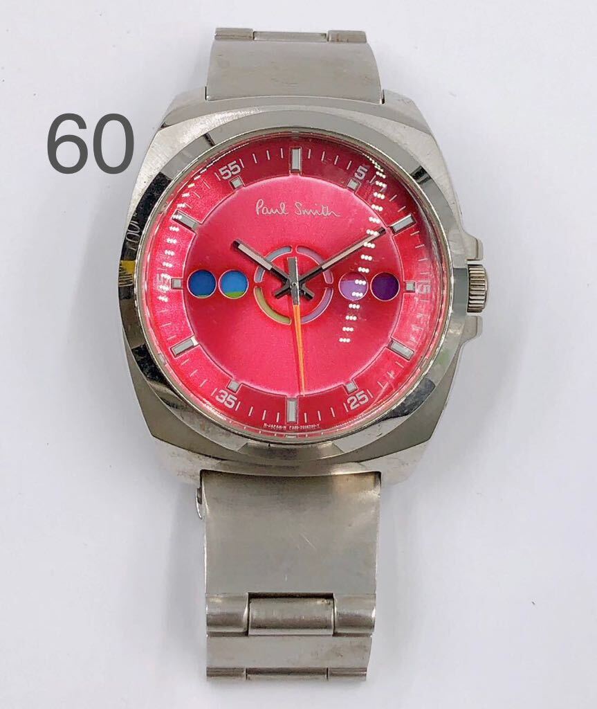 4AD168 Paul Smith ポールスミス FIVE EYES HORIZONTAL F335-T010482 ブランド時計 現状品 動作未確認の画像1