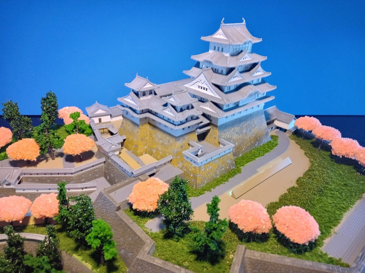 昭和ジオラマ 田舎の情景 銭湯と桜 LED 電飾 ライトアップ 昭和ジオラマ 田舎の情景 銭湯と桜 LED 電飾 ライトアップ