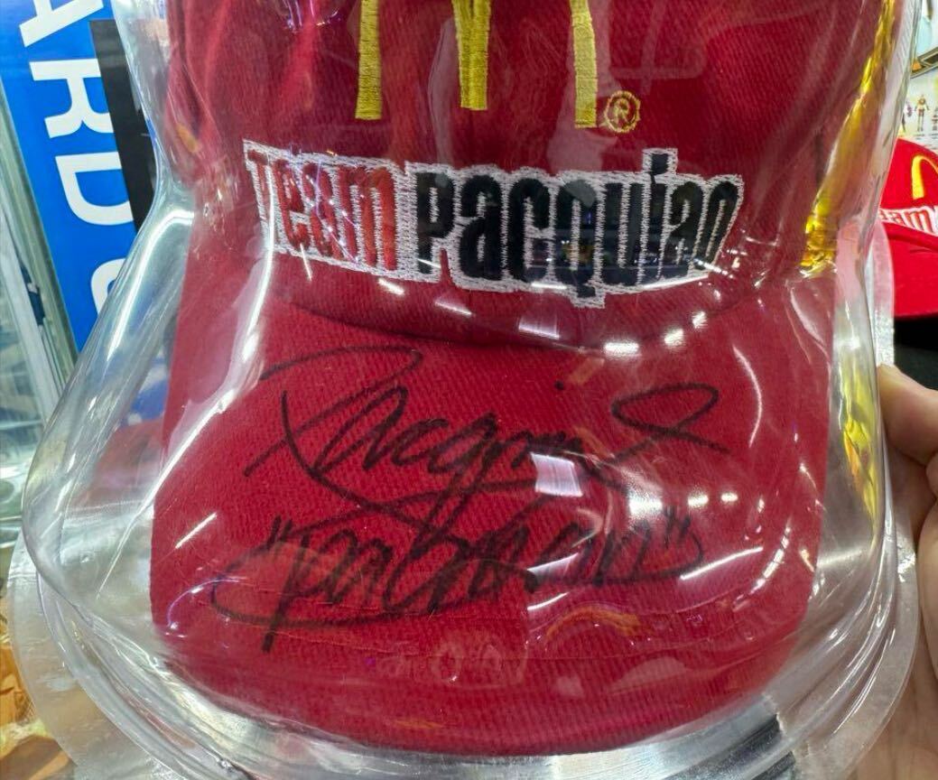 ma колено *pakyao с автографом колпак Pacquiao McDonald's 