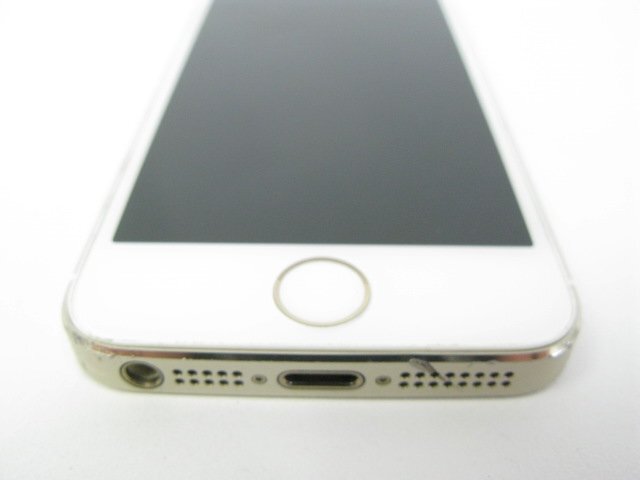 au iPhone5S 32GB ゴールド【R6435】_画像4