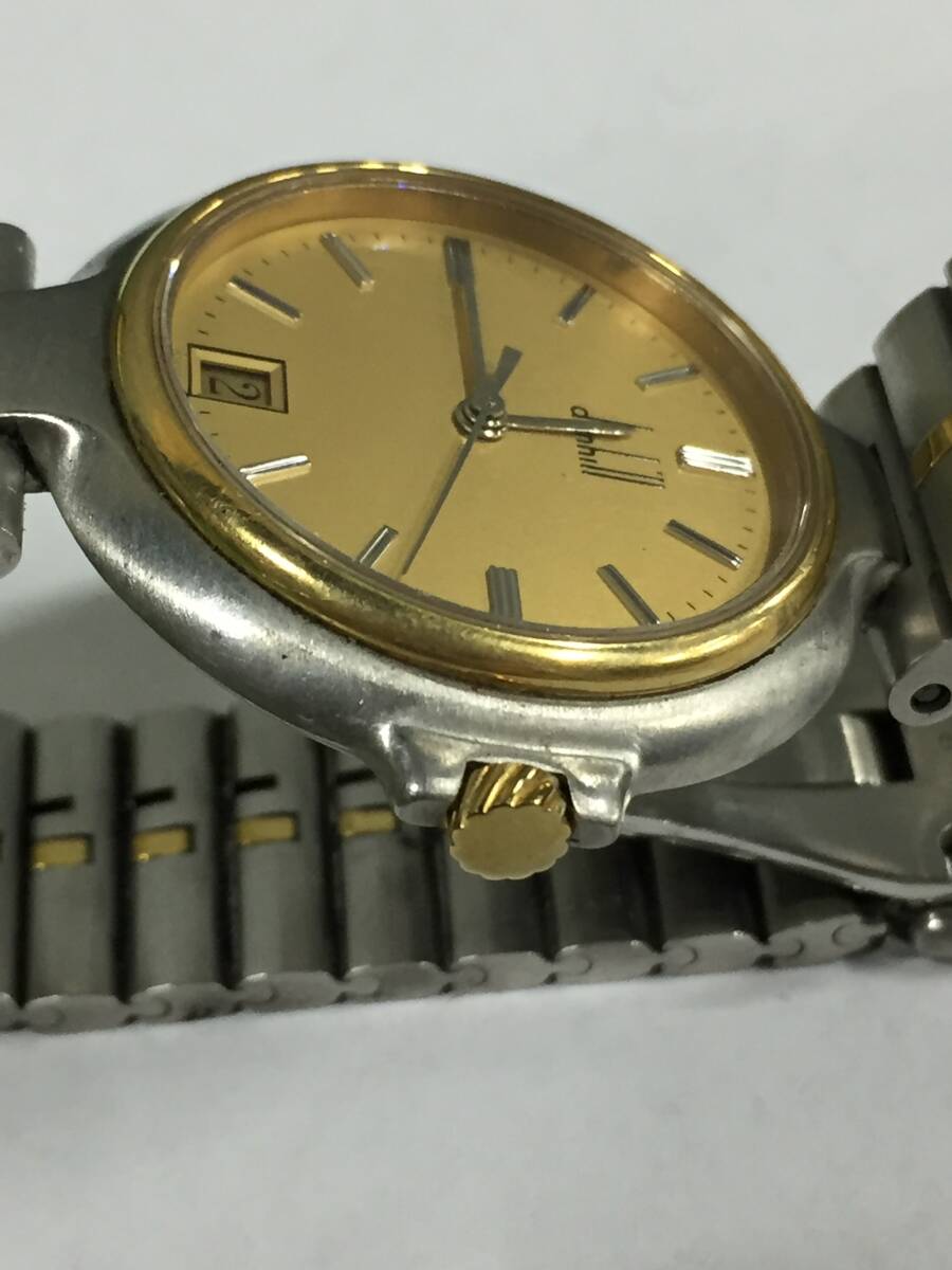 dunhill Dunhill мужской часы наручные часы 60MTM аналог 3 стрелки Date имеется в кейсе 5-44
