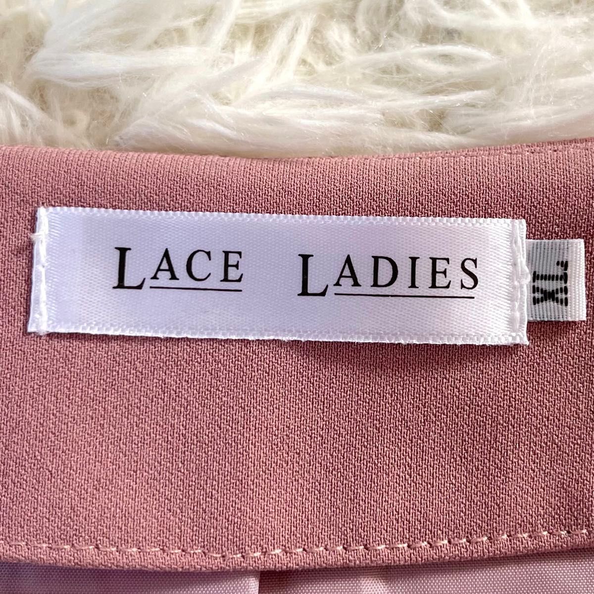 【未使用】Lace Ladies フォーマル 重ね着風ワンピワンピース ゆったり