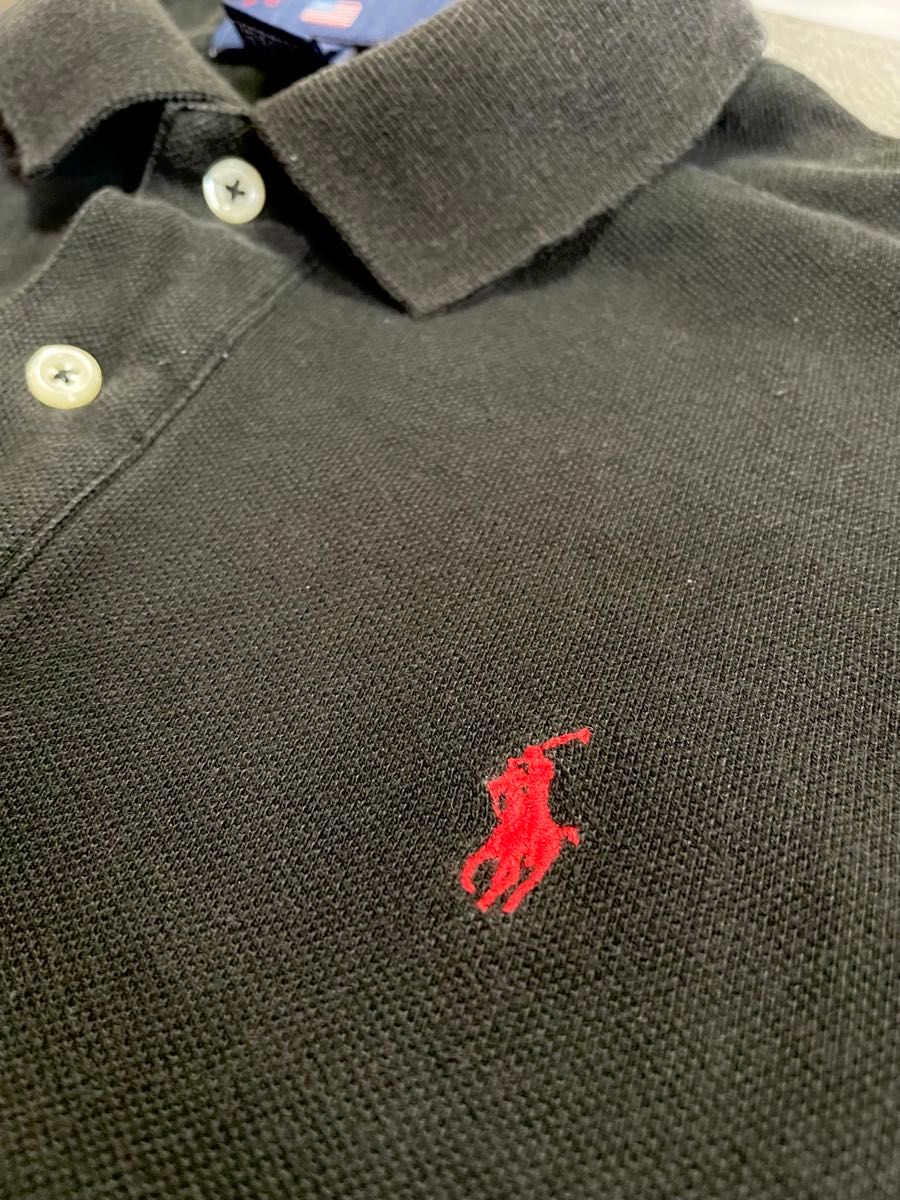 ポロシャツ ラルフローレン RALPH LAUREN POLO ブラック 半袖 黒 ポロ