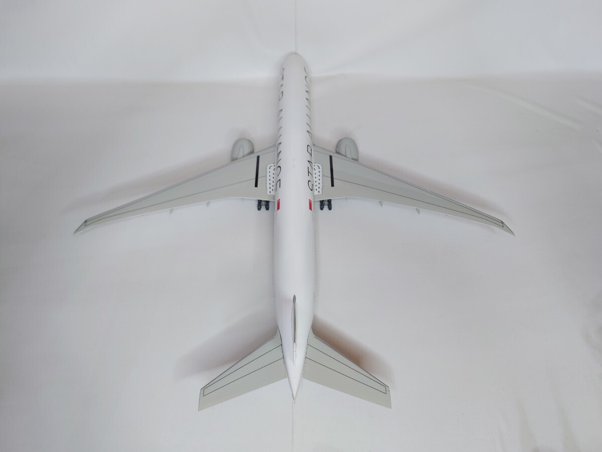 1/144 Boeing 777-300ER STARALLIANCE member SINGAPORE AIRLINES 9V-SWI(STARALLIANCE livery) ZVEZDA キット組み立て塗装完成品の画像6
