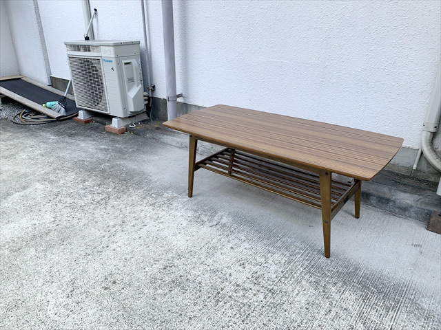 美品■カリモク60■リビングテーブルL■ウォールナット■T36400RW■定価8万円程■大田区・品川区・目黒区送料無料(自社配送