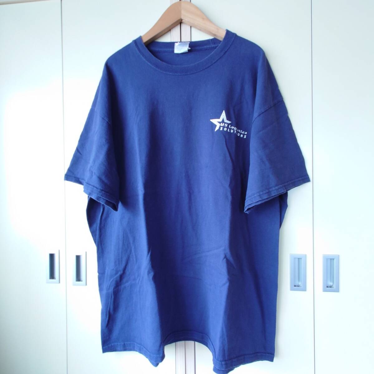 Port ＆ Company　/　ポートアンドカンパニー 半袖Ｔシャツ アメリカ古着 ネイビー 　コットン　　XL 936-6G2120 _画像1