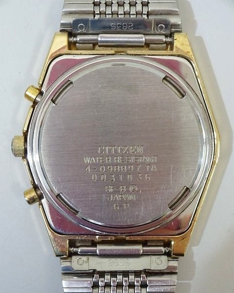 CITIZEN 4-099087 TA デジアナ SS 腕時計 - 時計 CITIZEN 4-099087 TA デジアナ SS 腕時計 - 時計
