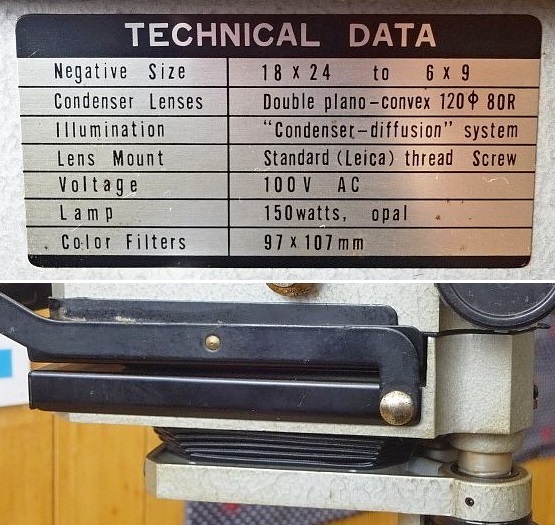 778vLUCKY/ Lucky photograph discount ... machine ENLARGER 90M-S wistaria book@ photograph industry electrification verification OK!