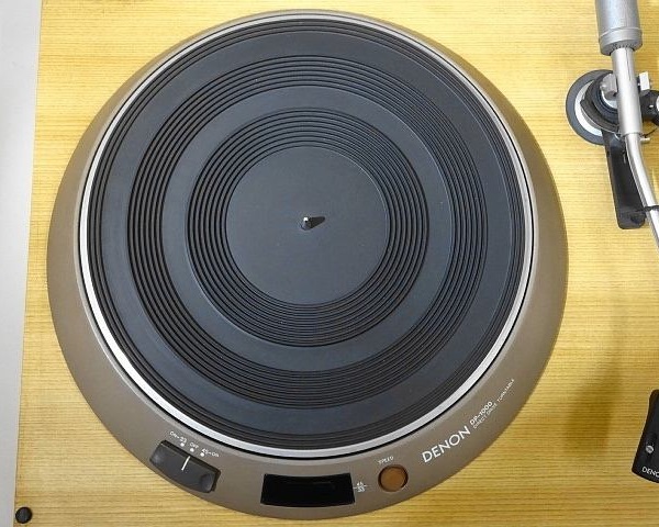 751▽DENON/デノン ターンテーブル/レコードプレーヤー テーブル DP-1000＋キャビネット DP-1700 の画像2