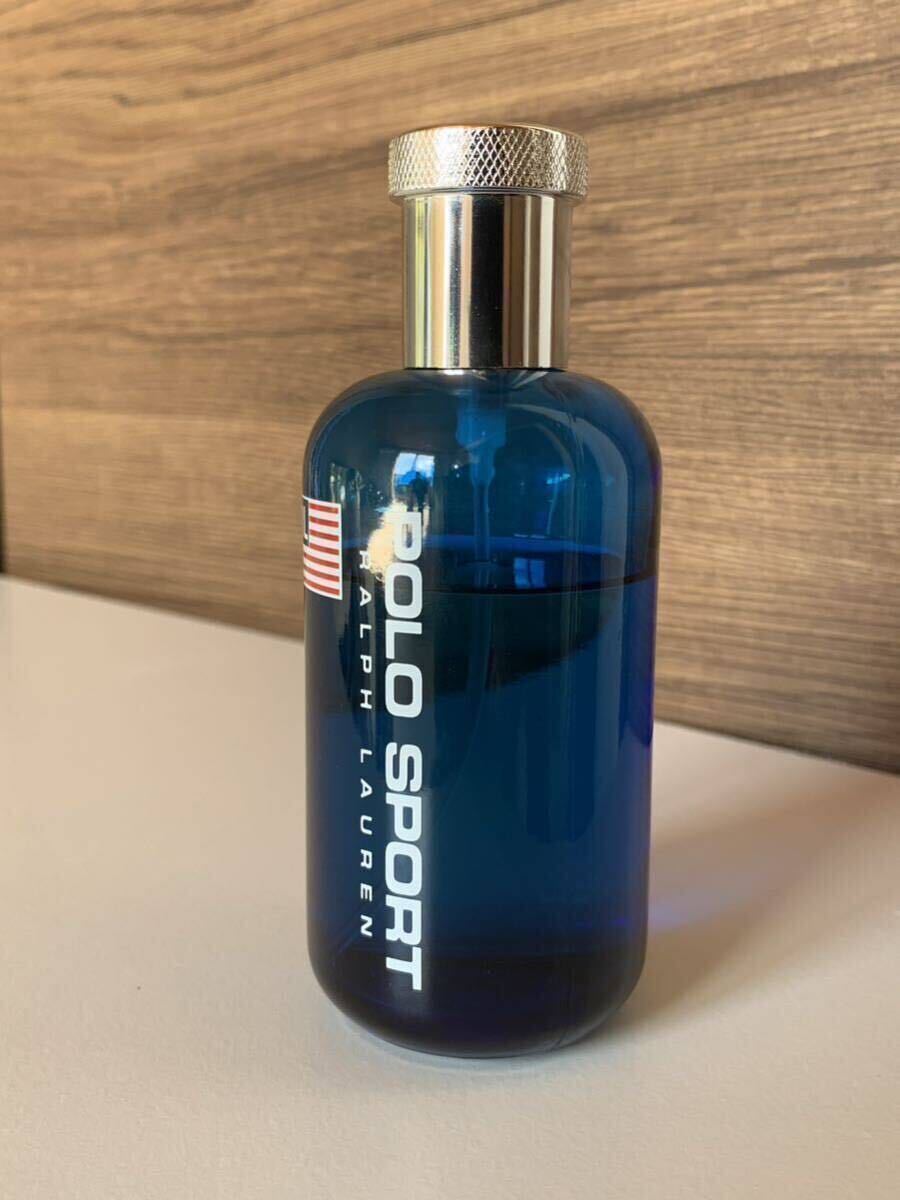 【中古品】 香水 RALPH LAUREN POLO SPORT ラルフローレン ポロ スポーツ 125ml 残量7割程度_画像1