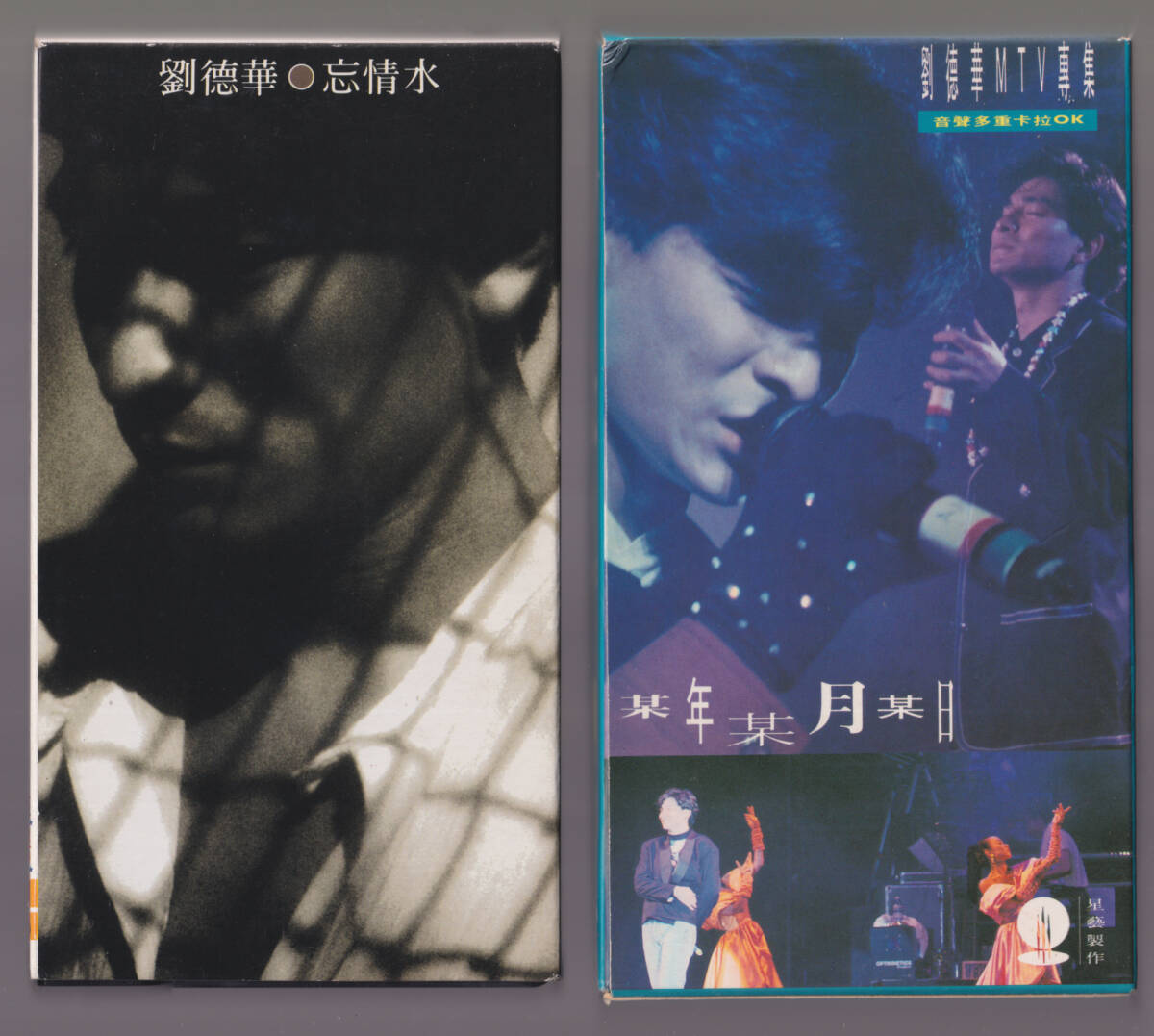貴重 ビデオテープ VHS 2作品 (3本) アンディ・ラウ 劉徳華 台湾製正規品 NTSC 中華ポップスの画像1