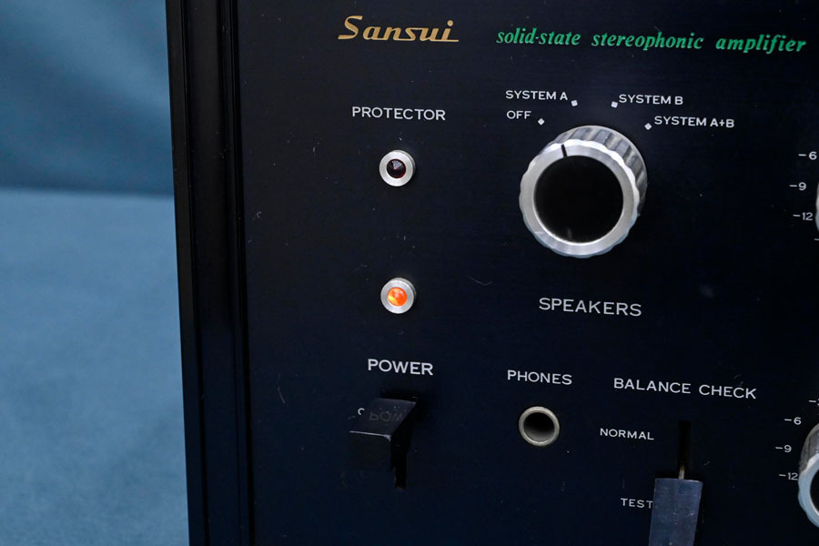 CO072 SANSUI landscape Sansui AU-777D pre-main amplifier sound equipment audio equipment 