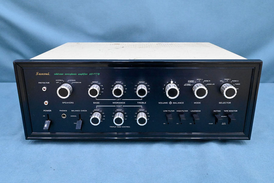 CO072 SANSUI landscape Sansui AU-777D pre-main amplifier sound equipment audio equipment 