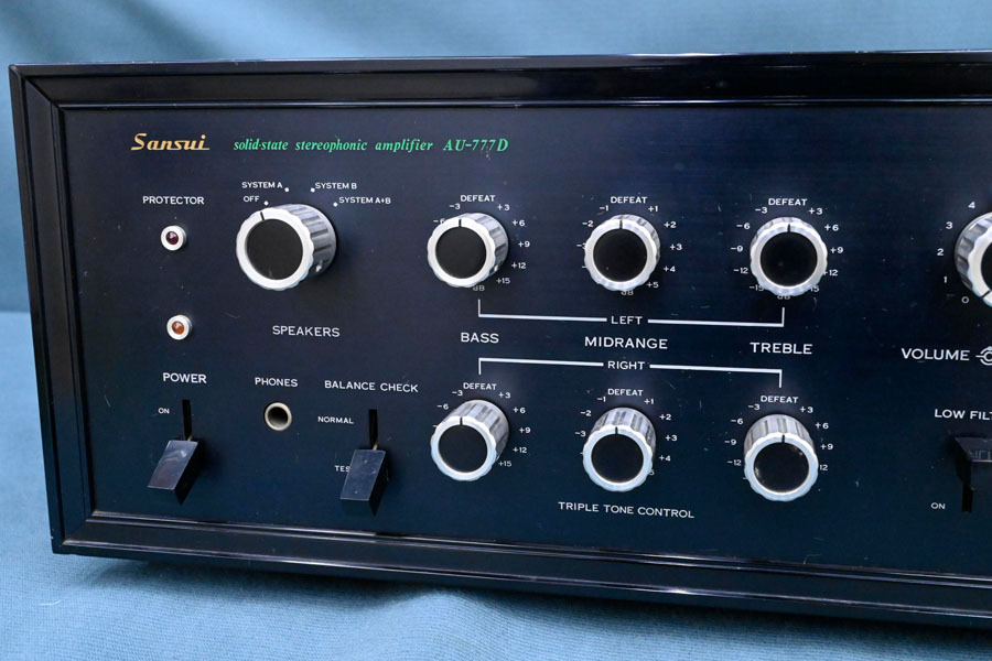 CO072 SANSUI ландшафт Sansui AU-777D основной предусилитель звук оборудование звуковая аппаратура 