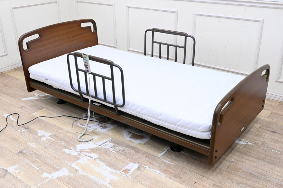 Q081 Anne flannel bed Leiz-tech Rays Tec 3 motor electric reclining bed nursing bed elevator talent in photograph guard attaching 