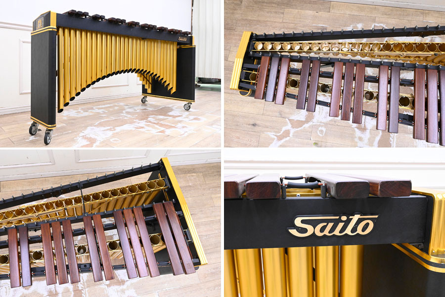 GQ38 SAITO. глициния музыкальные инструменты маримба ксилофон ударные инструменты долгое время используется без разборка хранение товар получение теплый прием 