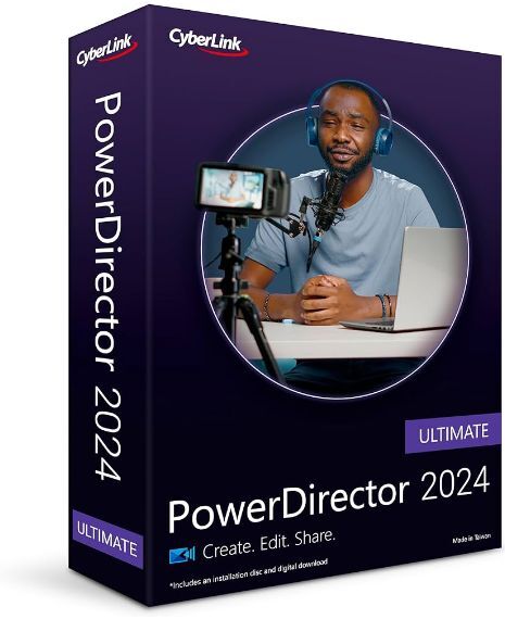最新アップデート可能 CyberLink PowerDirector Ultimate 2024 v22.4.2829.0 ダウンロード版 Windows 永久版 の画像1