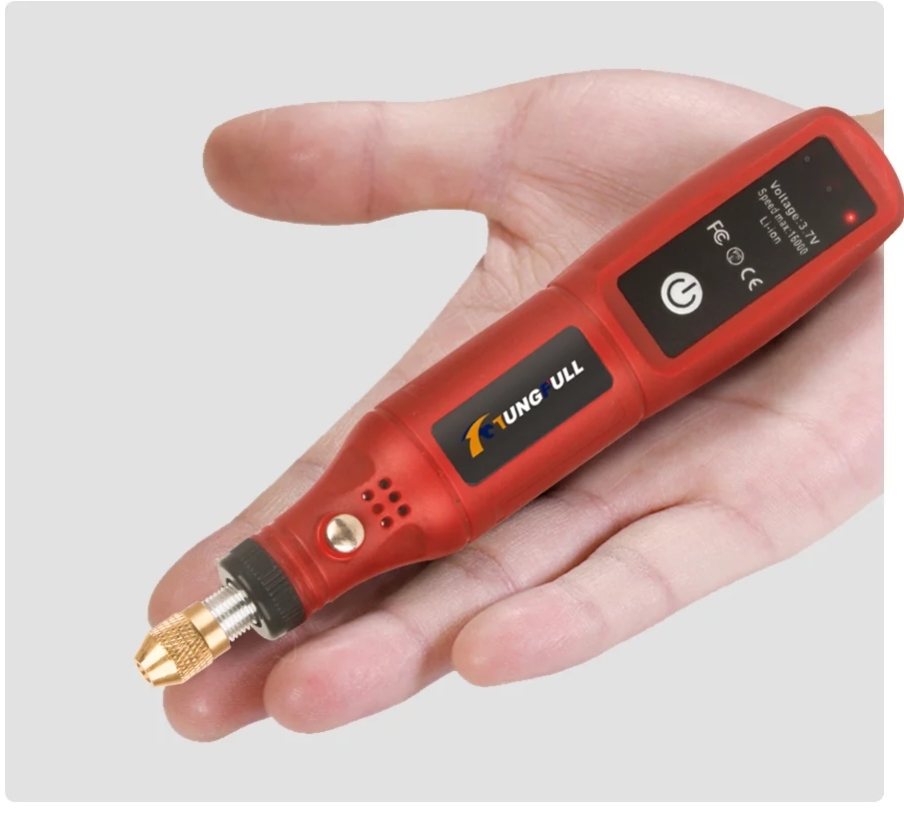 最新版 ワイヤレス ミニルーター 24ビットセット 16000RPM リューター USB充電式 ビット付属 　研磨 切削 電動 ドリル 穴あけ 彫刻等