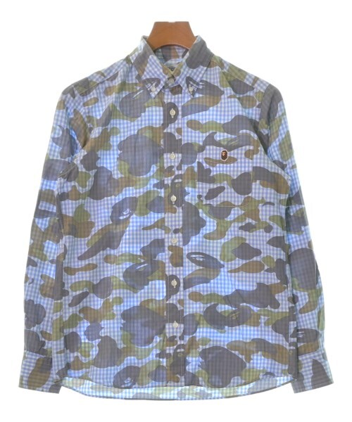 A BATHING APE カジュアルシャツ メンズ アベイシングエイプ 中古　古着_画像1