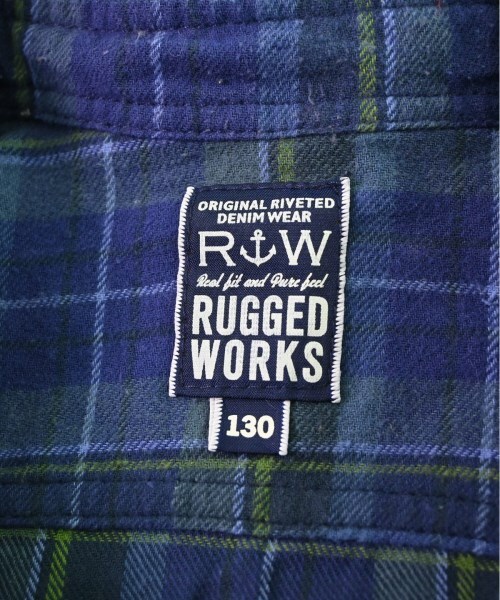 RUGGED WORKS シャツ キッズ ラゲットワークス 中古　古着_画像3